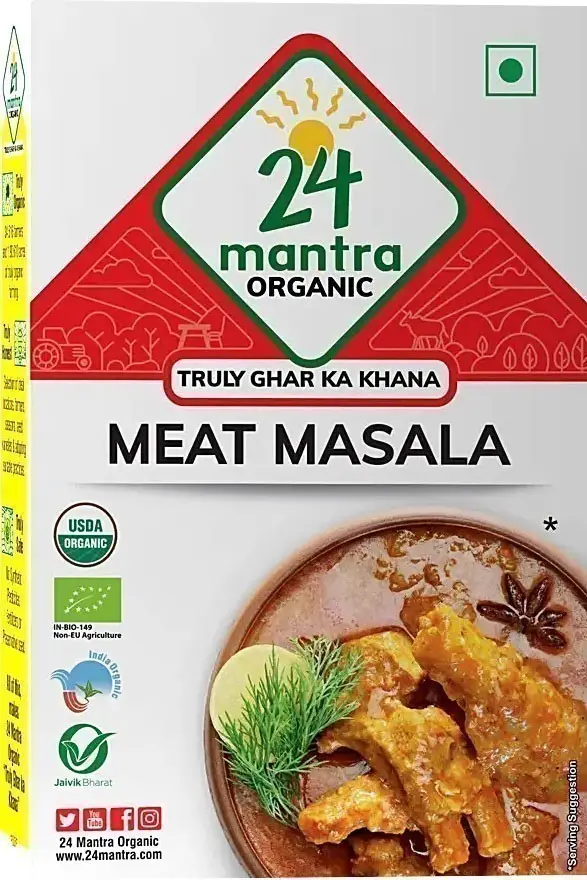 24 Mantra Organic Meat Masala (3.53 oz box)