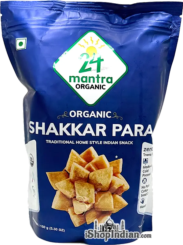24 Mantra Organic Shakkar Para (Organic Snacks)