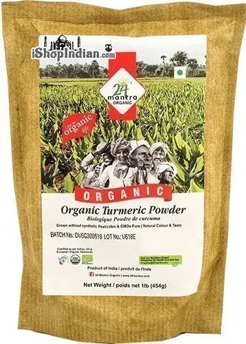 24 Mantra Organic Turmeric Powder - 1 lb (1 lb bag)