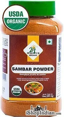 24 Mantra Organic Sambar Powder - 10 oz jar (10 oz jar)