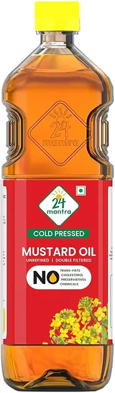 24 Mantra Mustard Oil - 1 liter (1 liter bottle)