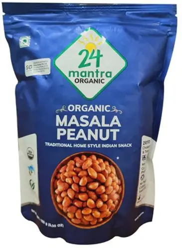 24 Mantra Organic Masala Peanut (5.30 oz bag)