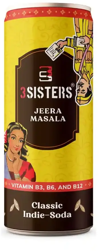 3 Sisters Classic Indie Soda - Jeera Masala (Beverages)