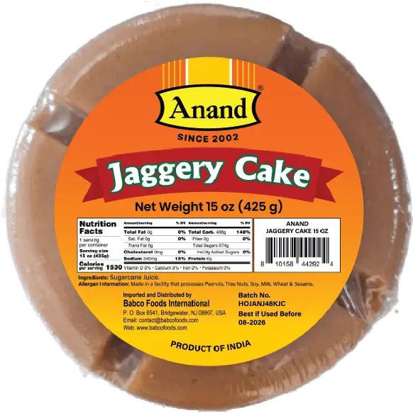 Anand Jaggery Cake (Spices)