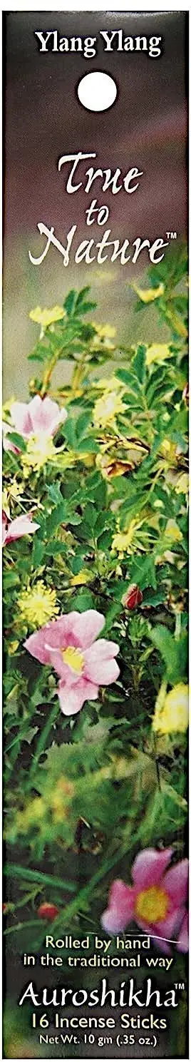 Auroshikha - True to Nature - Ylang Ylang Incense Sticks (16 sticks)