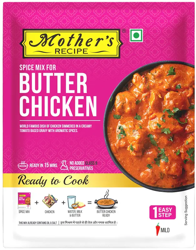 Mother's Recipe Butter Chicken Mix (100 gm pack)