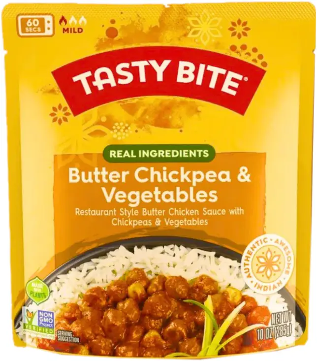 Tasty Bite Butter Chickpea & Vegetables (Ready-to-Eat) - Mild (Instant Foods)