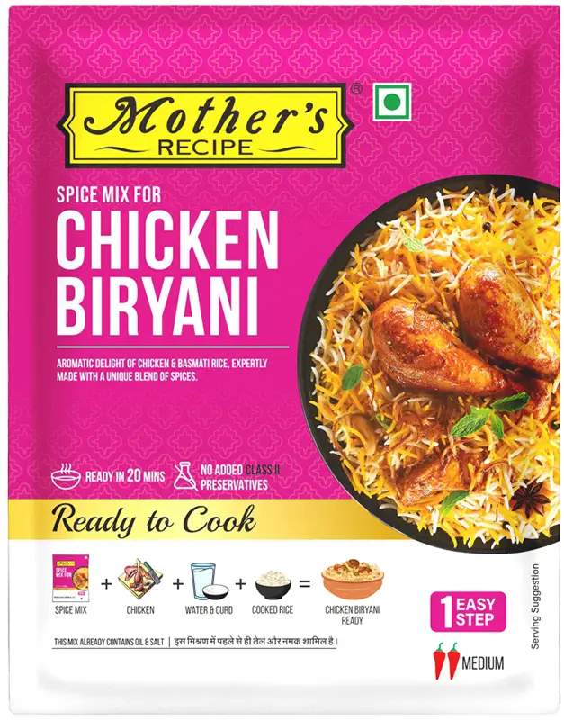 Mother's Recipe Chicken Biryani Mix (100 gm pack)
