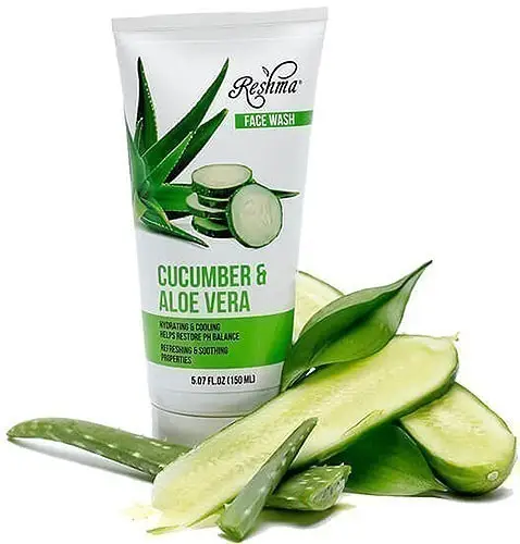 Reshma Cucumber & Aloe Vera Face Wash (5.07 oz tube)