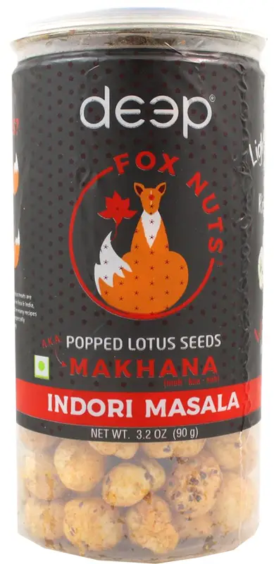Deep Fox Nuts (Popped Lotus Seeds - Makhana) - Indori Masala (Deep Brand Snacks)