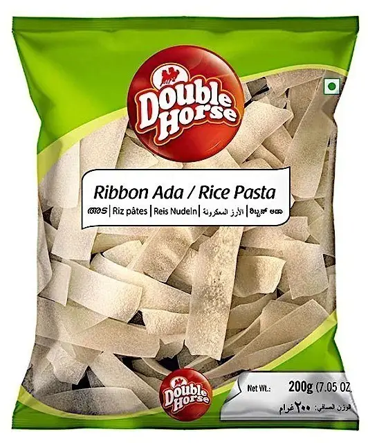 Double Horse Ribbon Ada / Rice Pasta (7.05 oz bag)