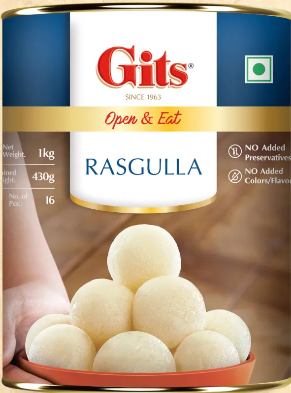 Gits Rasgulla (Open & Eat) (Sweets)