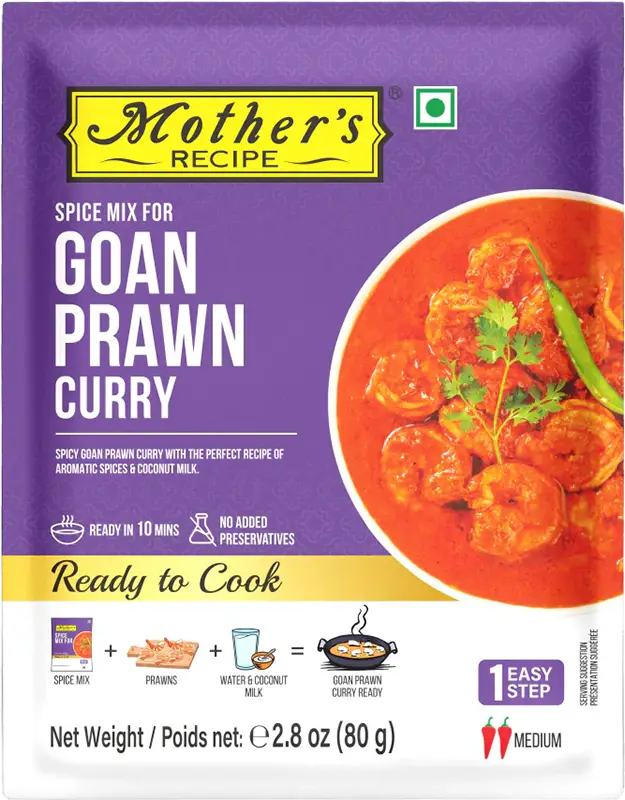 Mother's Recipe Goan Prawn Curry Spice Mix (2.8 oz pouch)