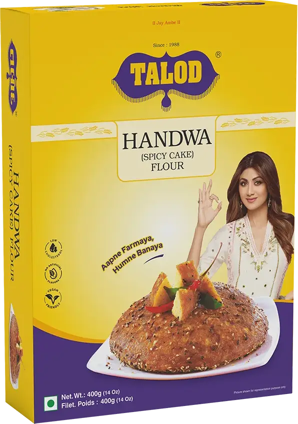 Talod Handwa (Spicy Cake) Mix Flour (500 gms pack)