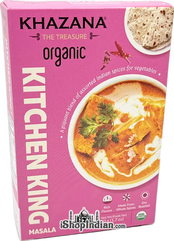 Khazana Organic Kitchen King Masala (50 gm box)
