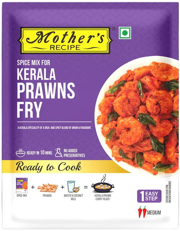 Mother's Recipe Kerala Prawns Fry Spice Mix (2.6 oz pouch)