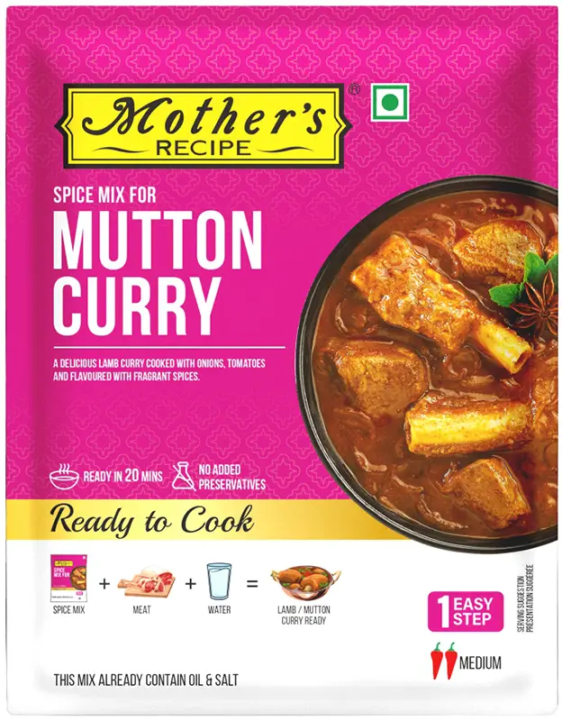 Mother's Recipe Mutton / Lamb Curry Mix (80 gm pack)