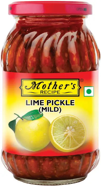 Mother's Recipe Lime Pickle (Mild) (17.64 oz jar)