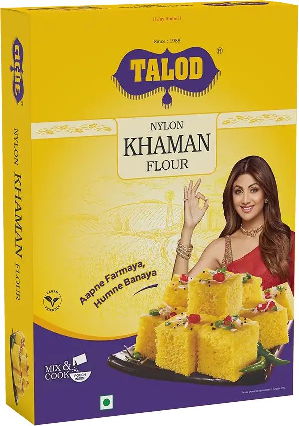 Talod Nylon Khaman Dhokla Mix Flour (17.5 Oz Pack)