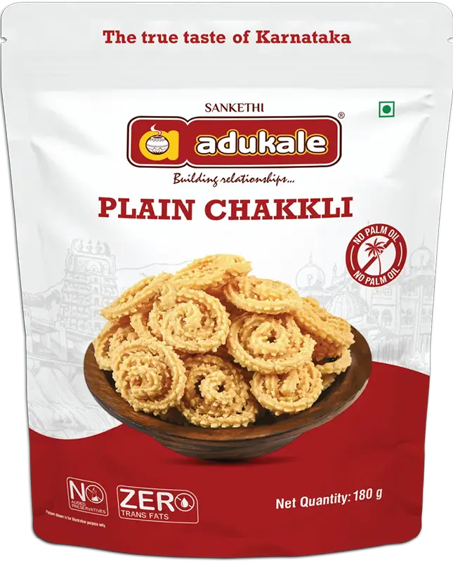 Sankethi Adukale Chakkli (Plain) (Snacks)