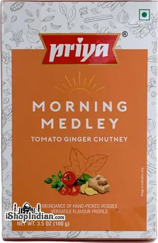 Priya Morning Medley - Tomato Ginger Chutney (3.5 oz pack)