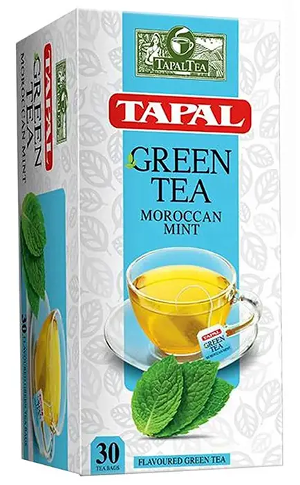 Tapal Green Tea Bags - Moroccan Mint - 30 ct (30 tea bags)