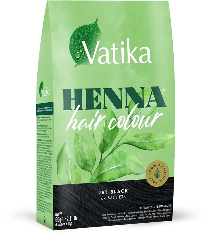 Vatika Henna Hair Colors - Jet Black (Henna & Other Colorants)