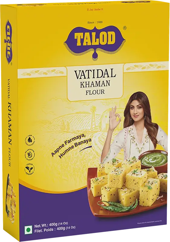 Talod Vatidal Khaman Flour (17.5 oz bag)