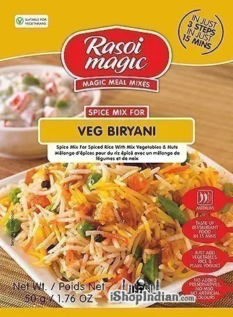 Rasoi Magic Veg Biryani Mix (1.76 oz bag)