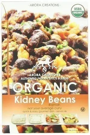 Arora Creations Organic Kidney Beans (Rajmah) Masala (26 gm pouch)