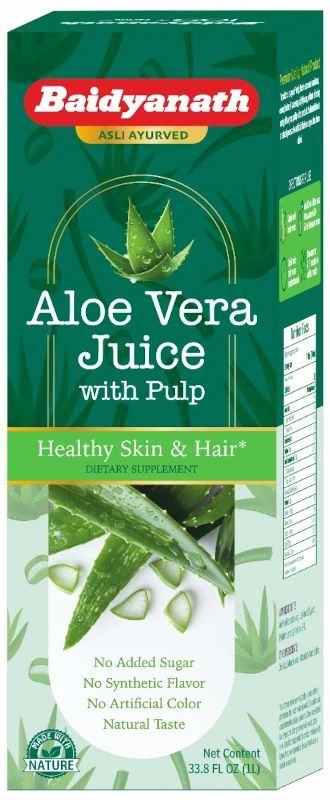 Badiyanath Aloe Vera Juice With Pulp (Healthy Skin & Hair) (Health Drinks)