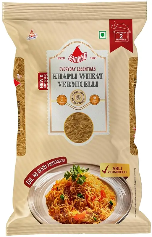 Bambino Khapli Vermicelli - 500 gms (Noodles & Vermicelli)