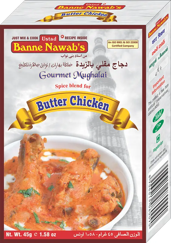 Ustad Banne Nawab's Butter Chicken Masala (45 gm box)