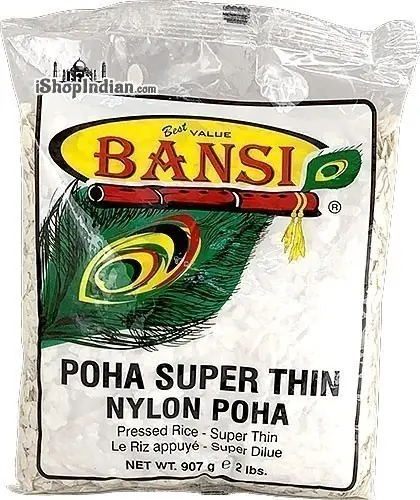 Bansi Poha - Super Thin (Nylon Poha) (2 lbs bag)