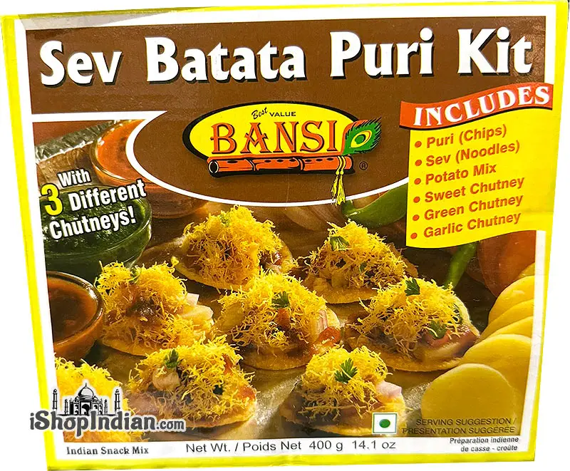 Bansi Sev Batata Puri Kit (14.1 oz box)
