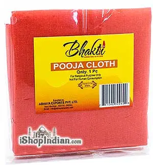 Bhakti Pooja Cloth - Orange