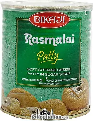 Bikaji Rasmalai (2.2 lbs can)