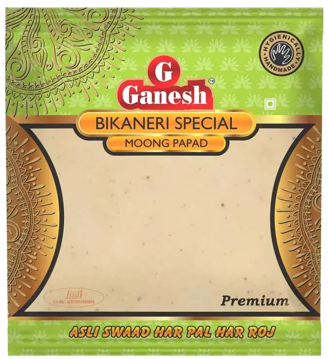 Ganesh Bikaneri Special Moong Papad (7 Oz Pack)