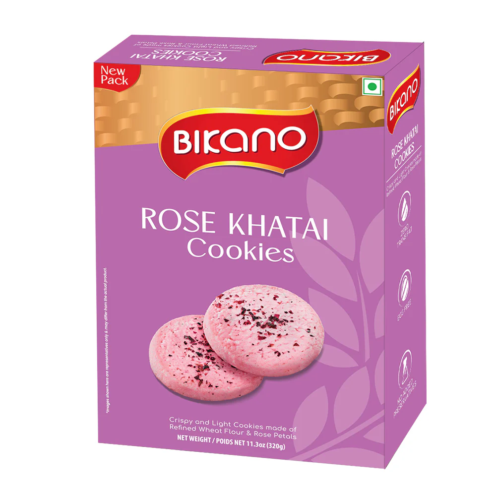 Bikano Rose Khatai Cookies (Cookies, Biscuits & Wafers)