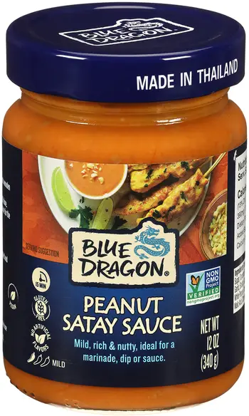 Blue Dragon Peanut Satay Sauce - Mild (Indian-Chinese)