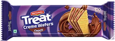 Britannia Treat Creme Wafers - Chocolate (150 gm box)