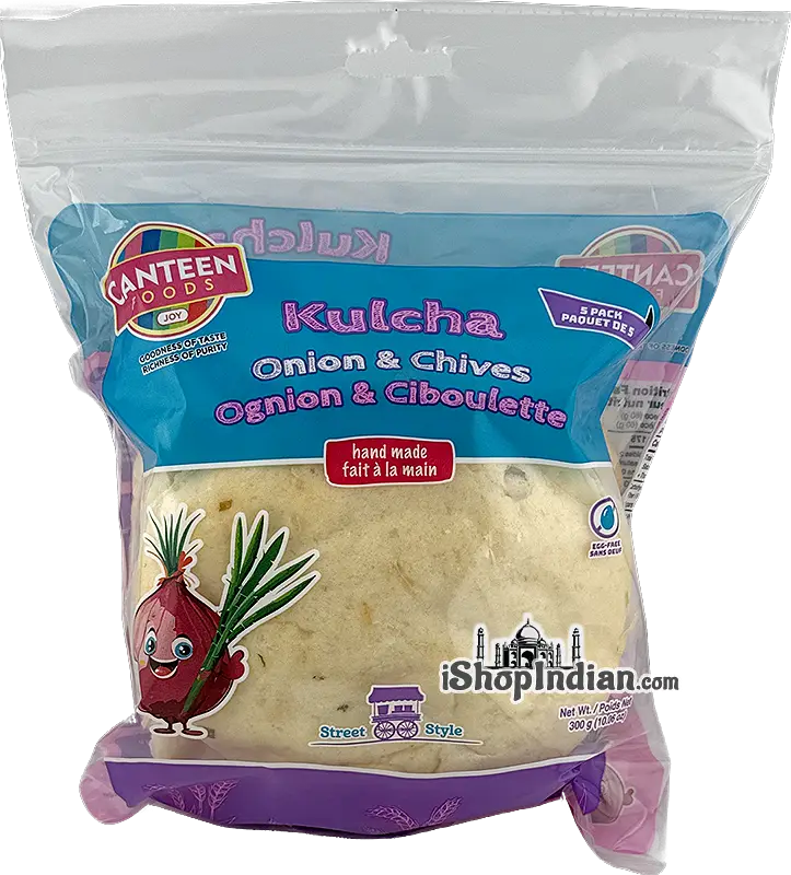 Canteen Foods Kulcha - Onion & Chives (Fresh Chapati, Roti & Naan)