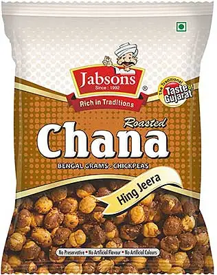 Jabsons Roasted Chana - Hing Jeera (5.29 oz pack)