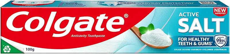 Colgate Active Salt Toothpaste (200 gm box)