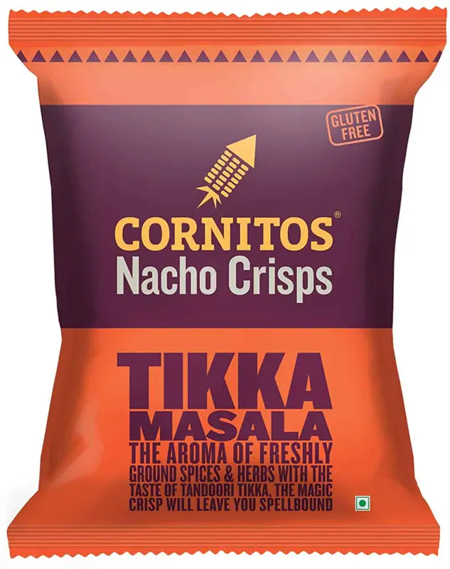 Cornitos Nacho Crisps - Tikka Masala (55 gm bag)