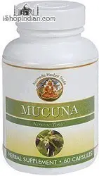 Mucuna - Nerve Tonic (Sandhu's Ayurveda) - 60 Capsules (60 capsules)