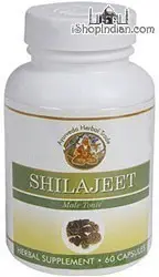 Shilajeet - Anti-Aging Herb (Sandhu's Ayurveda) - 60 Capsules (60 capsules)