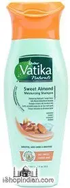 Dabur Vatika Naturals Sweet Almond Moisturizing Shampoo - 400 ml (400 ml bottle)