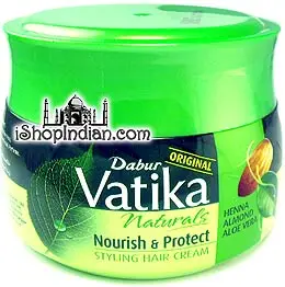 Dabur Vatika Naturals Nourish & Protect Styling Hair Cream (210 ml jar)