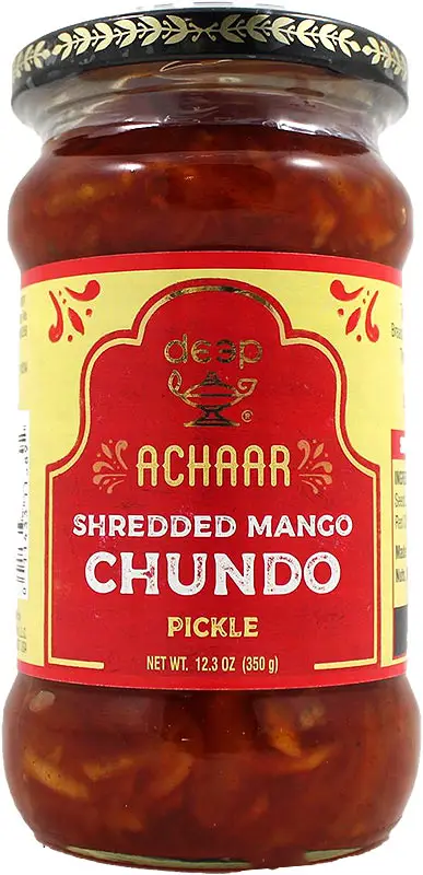 Deep Shredded Mango Pickle (Chundo)